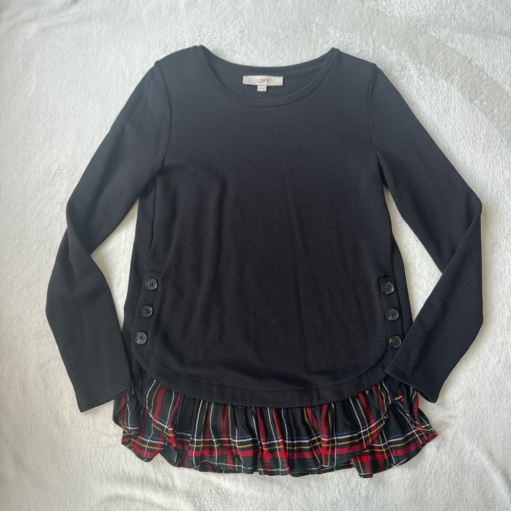 Loft tunic long sleeve top